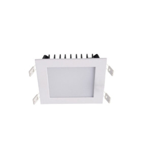 Downlight encastré Gobby Aluminium Blanc