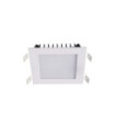 Downlight encastré Gobby Aluminium Blanc