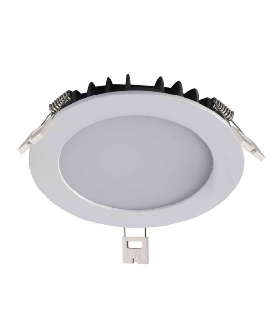 Lámpara de pie exterior Vanity de aluminio blanco