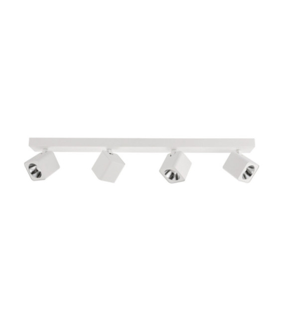 Barre de spots Aveiro Acier,Aluminium Blanc