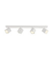 Barre de spots Aveiro Acier,Aluminium Blanc