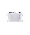 Downlight encastré Gobby Aluminium Blanc