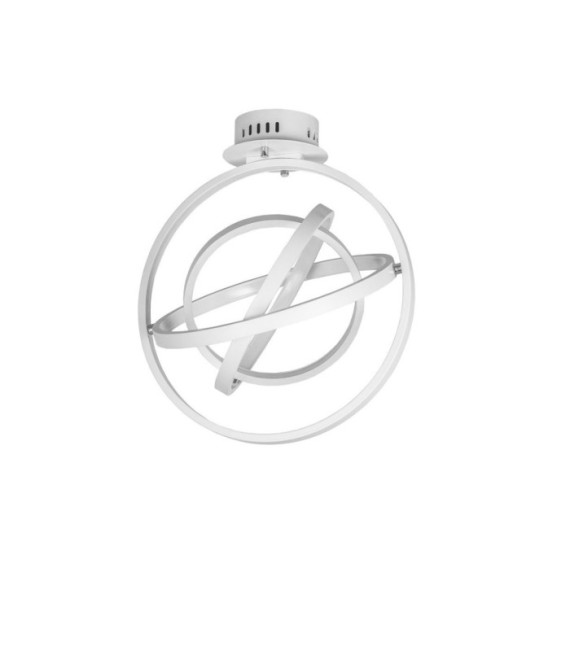 Lampada a sospensione Tryton Lega metallica, alluminio Bianco