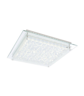 Penate ceiling light Glass, metal alloy Chrome