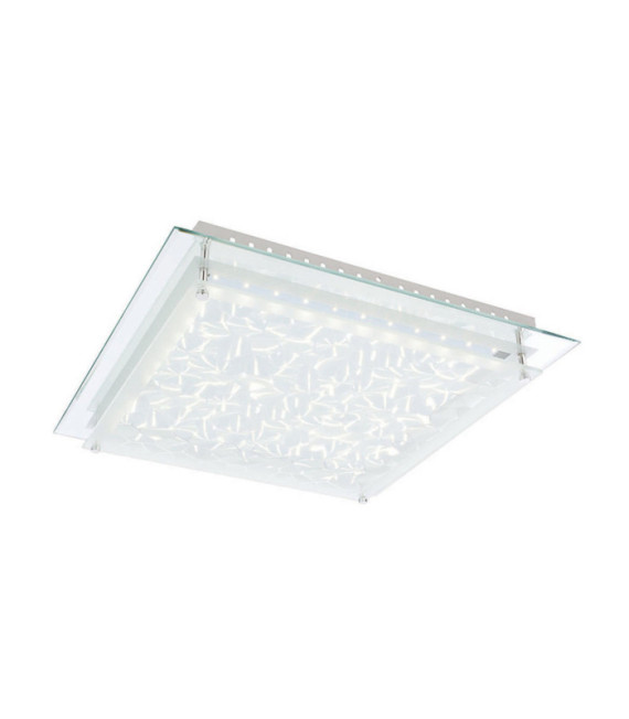 Plafonnier Penate Verre,alliage métallique Chrome