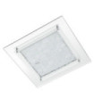 Penate ceiling light Glass, metal alloy Chrome