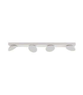 Castelio spotlight bar Plastic, steel, aluminum White
