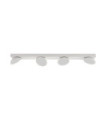 Castelio spotlight bar Plastic, steel, aluminum White