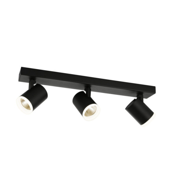 Helvia spotlight bar Plastic, steel, aluminum Black