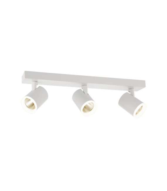 Helvia spotlight bar Plastic, steel, aluminum White