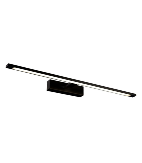 Lamiena Lámpara para espejo de baño Plástico, aleación de metal Negro