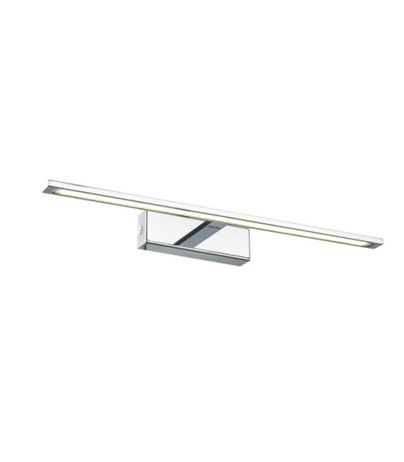 Lámpara para espejo de baño Lamiena Plástico, aleación de metal Cromo