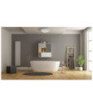 Delia LED ceiling light Metal alloy White