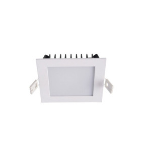 Downlight encastré Gobby Aluminium Blanc