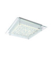 Penate ceiling light Glass, metal alloy Chrome