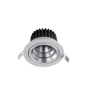 Downlight empotrable blanco de aluminio West