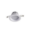 Downlight encastré Tim Aluminium Blanc