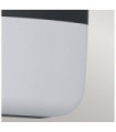 Lars exterior wall light Polycarbonate lens, die-cast aluminum Black