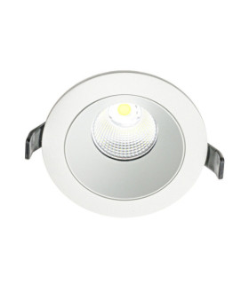 Weißes Einbau-Downlight aus Aluminium von Rezzo