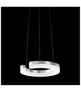 Suspension LED Blunder Alliage métallique Chrome