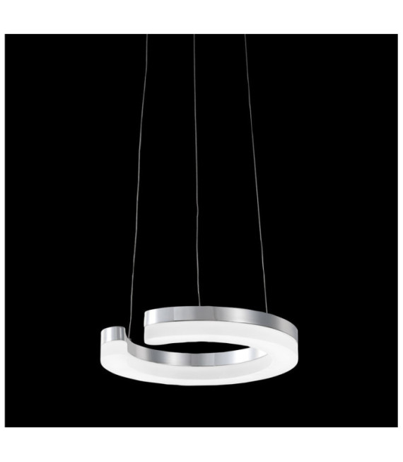 Blunder LED pendant light Metal alloy Chrome