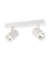 Spotlight Helvia Plastic, steel, aluminum White
