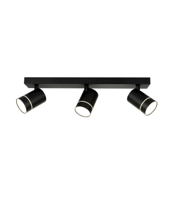 Barre de spots Selma Acier,Aluminium Noir