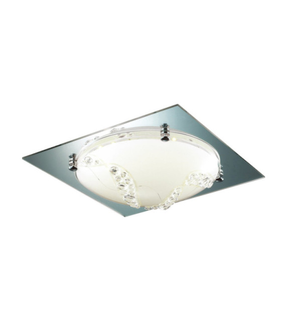 Plafonnier Ermes Alliage métallique Blanc