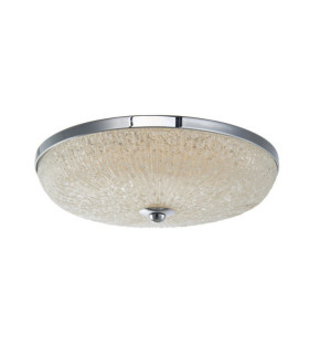 Roman Ceiling Light Chrome Steel