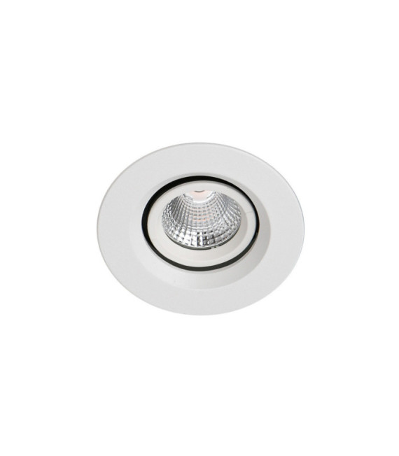 Downlight empotrable Torres Aluminio Blanco