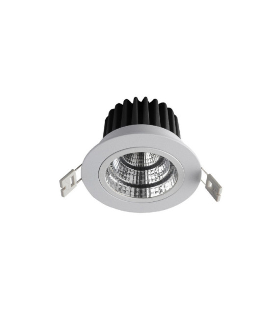 West Aluminum White Recessed Downlight