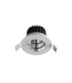 West Aluminum White Recessed Downlight