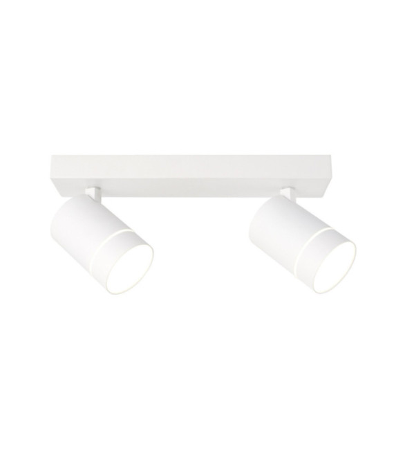 Spot Selma Acciaio, Alluminio Bianco