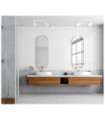 Spot Selma Steel, White Aluminum