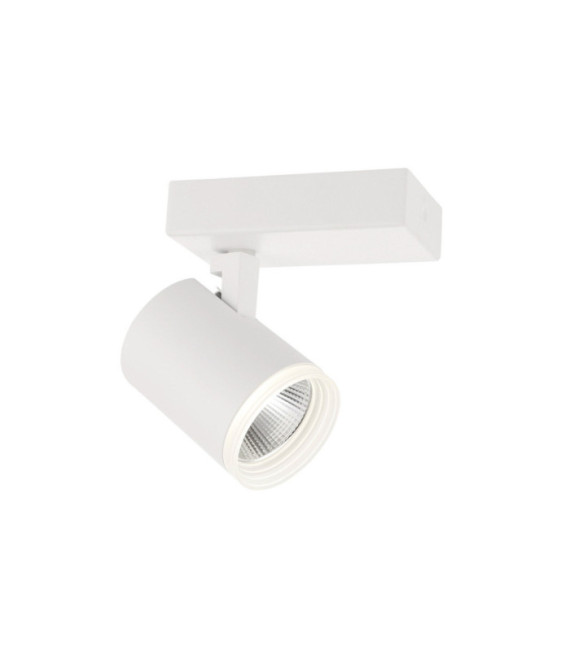 Faretto Helvia Plastica, acciaio, alluminio Bianco