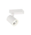 Spotlight Helvia Plastic, steel, aluminum White