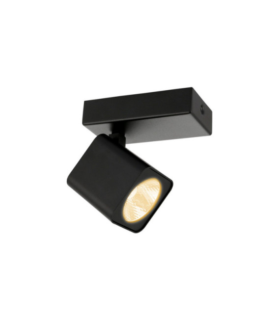 Spot Aveiro Acier,Aluminium Noir