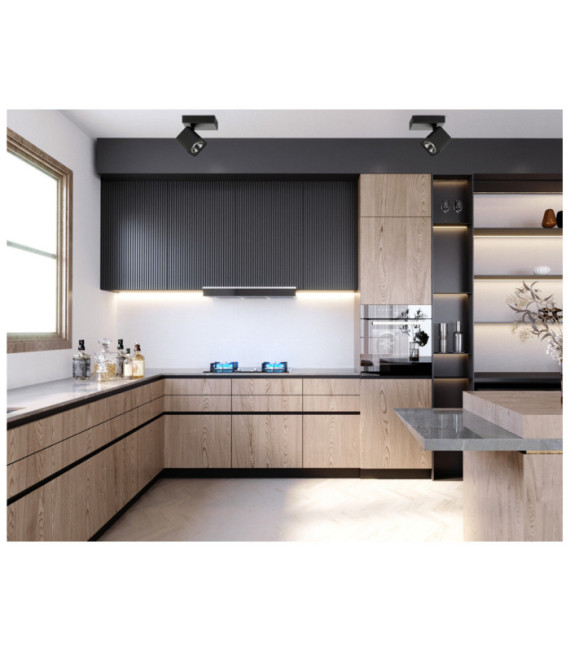 Spotlight Aveiro Steel, Aluminum Black