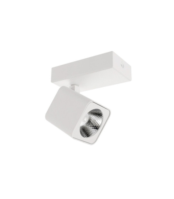 Spot Aveiro Stahl, weißes Aluminium