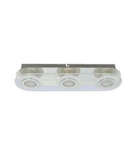 Barre de spots Flavio Alliage métallique Chrome