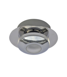 Plafoniera Calvin Lega di metallo Cromo
