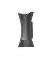 Dante exterior wall light Cast aluminum Sandblasted black
