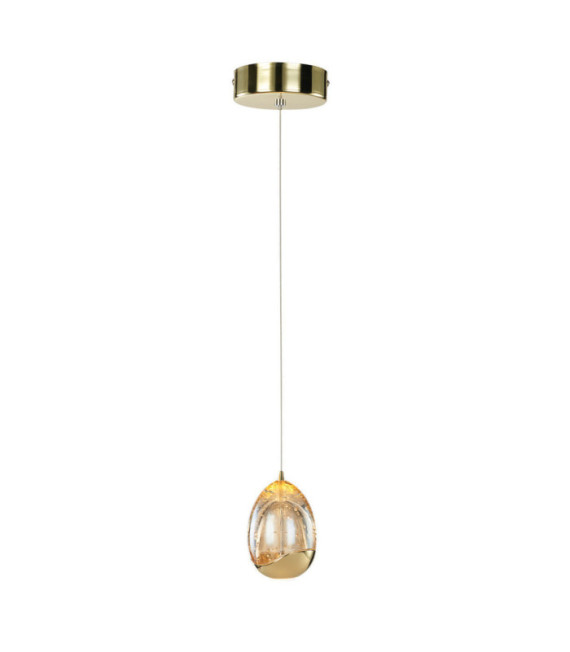 Huelto pendant light Acrylic, steel, aluminum Champagne gold