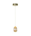 Huelto pendant light Acrylic, steel, aluminum Champagne gold