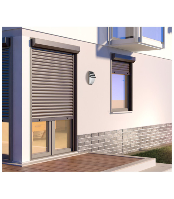 Aplique exterior Mona Aluminio fundido Arenado negro