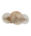 Wagon ceiling light Mild steel, glass Brass