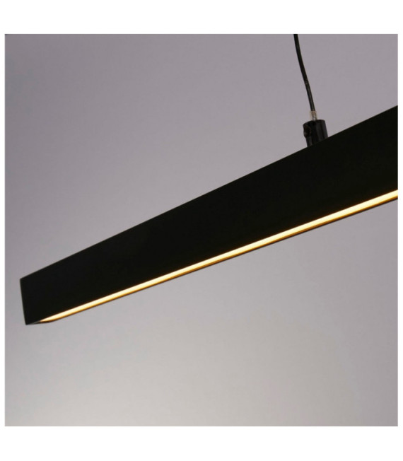 Layla pendant light Mild steel, aluminum Black