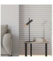 LED table lamp Cylinder Mild steel Gold, Sand Black