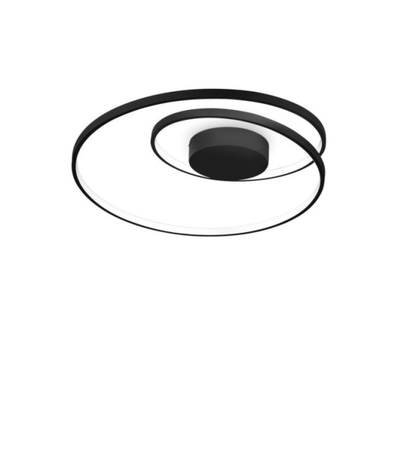 Plafonnier LED OZ Métal,Plastique Noir
