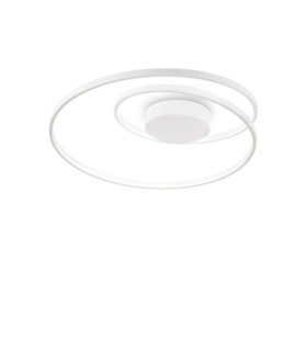 Plafonnier LED OZ Métal,Plastique Blanc